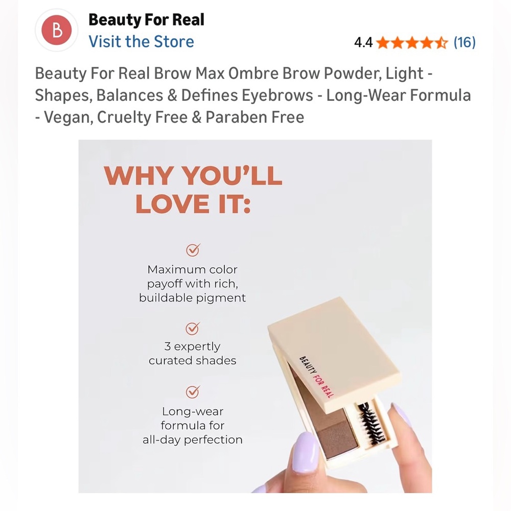 Beauty for Real Brow Max - Picture 5 of 7